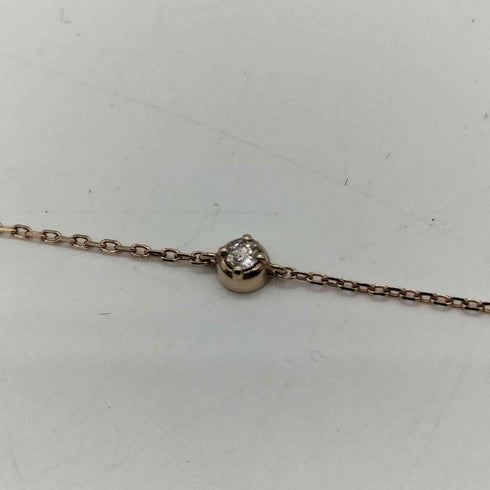 エテ ete 10k 0.02ct ダイヤモンド チェーンネックレス レディース